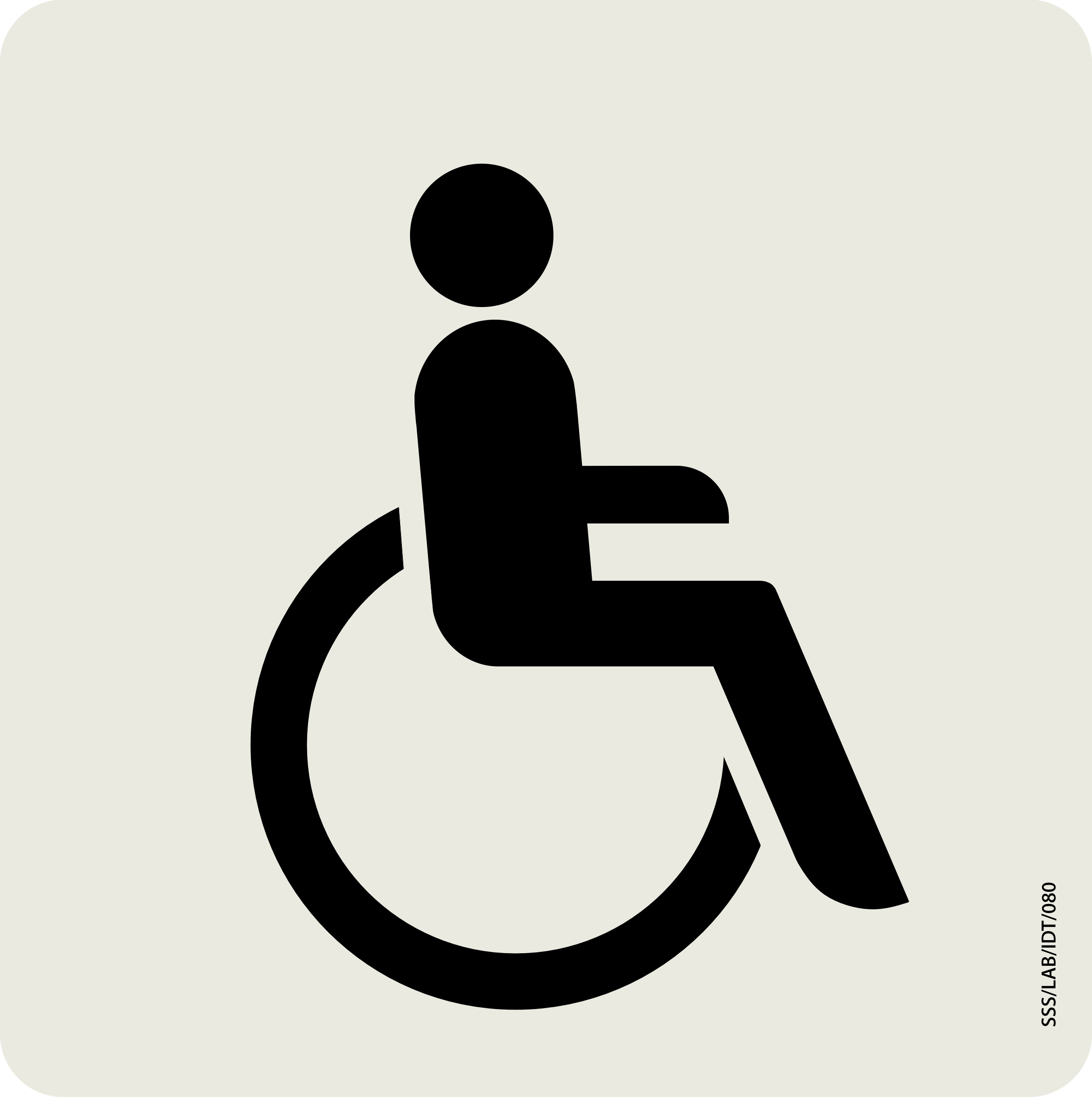 MTR Wheelchair sticker